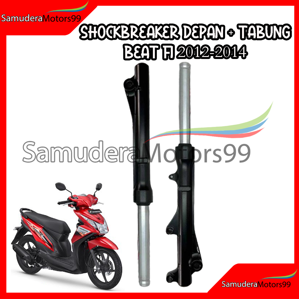 Shock breaker motor honda beat fi 2012-2015/as shock depan + Tabung/ sok depan