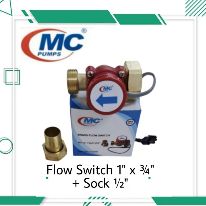 FLOW SWITCH MC PUMP / MC PUMP FLOW SWITCH 1 X 3/4