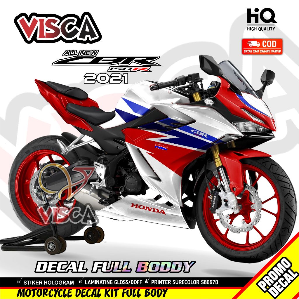 Decal Cbr 150R Full Body 2021 Stiker Cbr 150R 2021 Full Body Striping Cbr 150R 2021 Full Body HRC 2