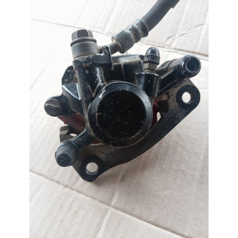 kaliper cakram depan motor yamaha mio sporty/mio soul/fino karbu ori copotan