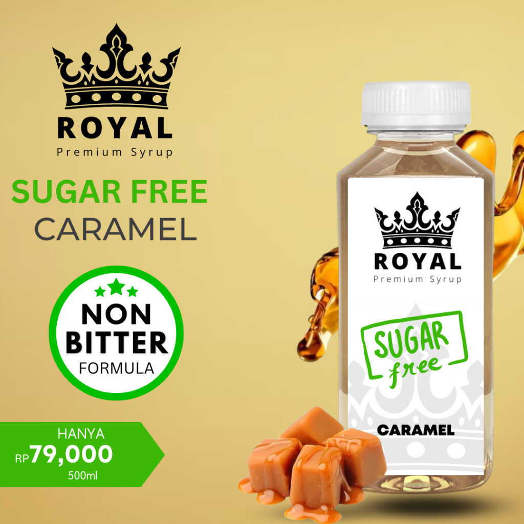

ROYAL SUGAR FREE Caramel Keto Syrup / Sirup Karamel (500ml)
