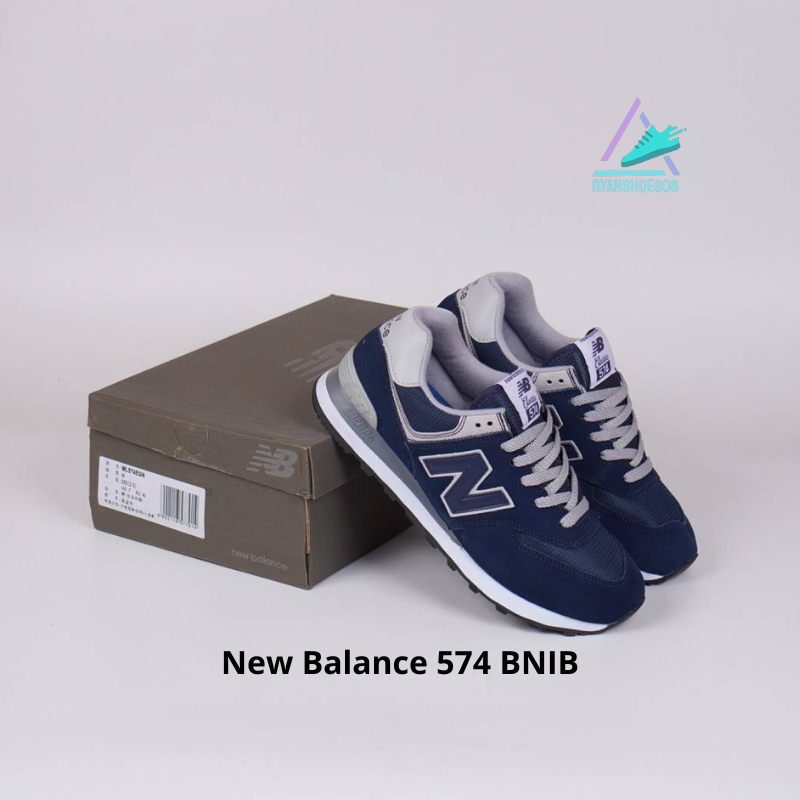 SEPATU PRIA NEW BALANCE | SEPATU NEW BALANCE 574 100% SNEAKERS  BNIBWT