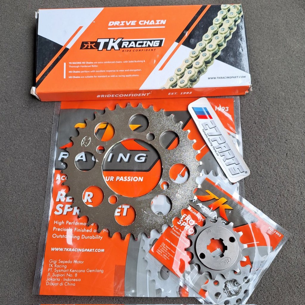 GEAR GIR TK RACING RX KING (SATUAN) GEAR GIR SET RX KING TK RACING