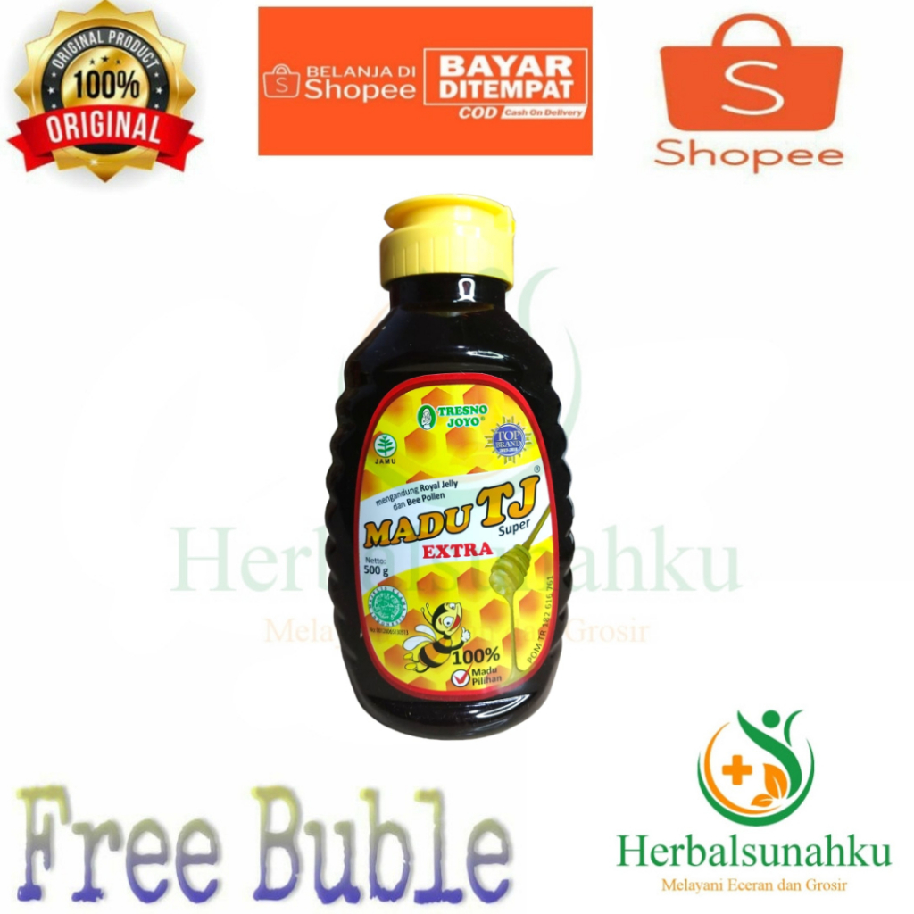 

Madu TJ Extra Super 500gr / Madu Super Extra Tresno Joyo / Madu TJ Super (Extra)/ 500 GR TRESNOJOYO