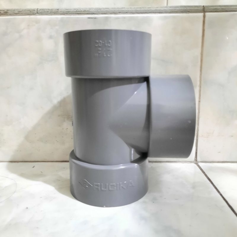 Sambungan Pipa Tee 2 1/2 inch D Rucika / T 2 ½' / Sambungan T / Sambungan pipa PVC 2,5 inch
