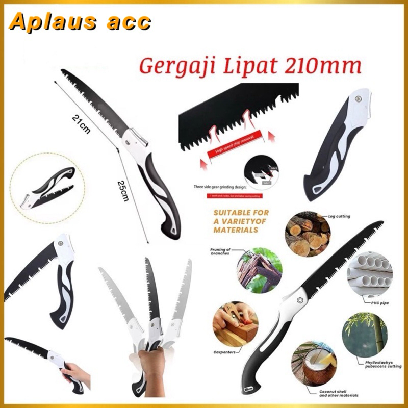 Gergaji Lipat Portable Gergaji Lipat Super Tajam Folding Wood Saw Gergaji Kayu Serbaguna