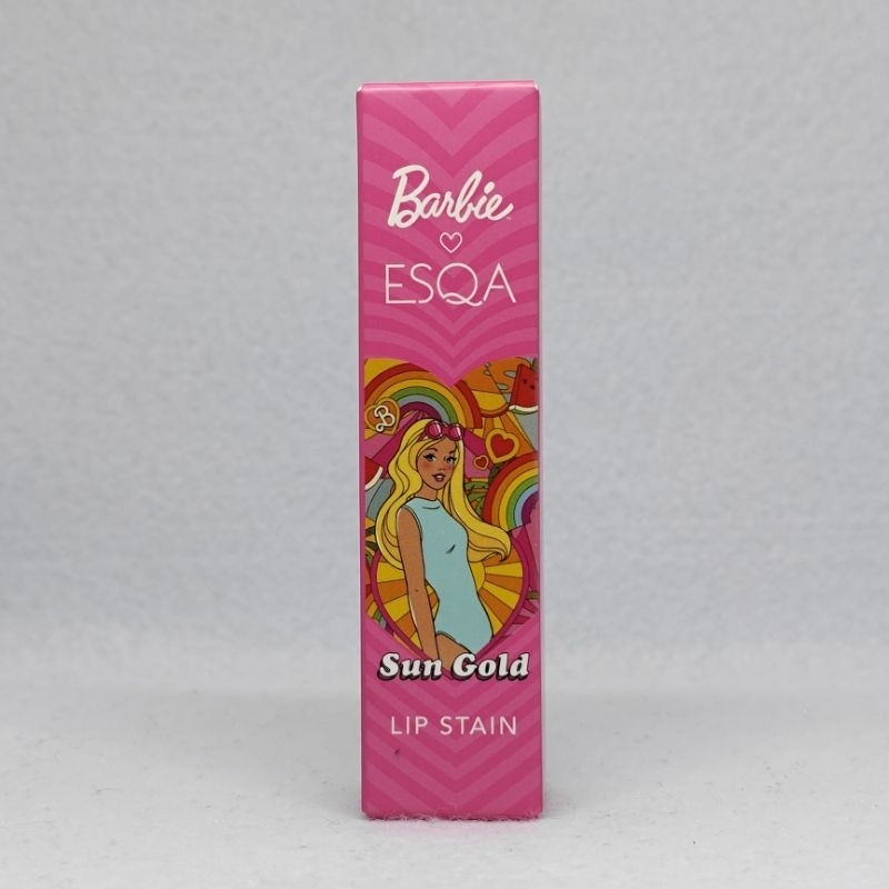 ESQA Slick Drip Serum Lip Tint | Barbie X ESQA Sun Gold Lip Stain