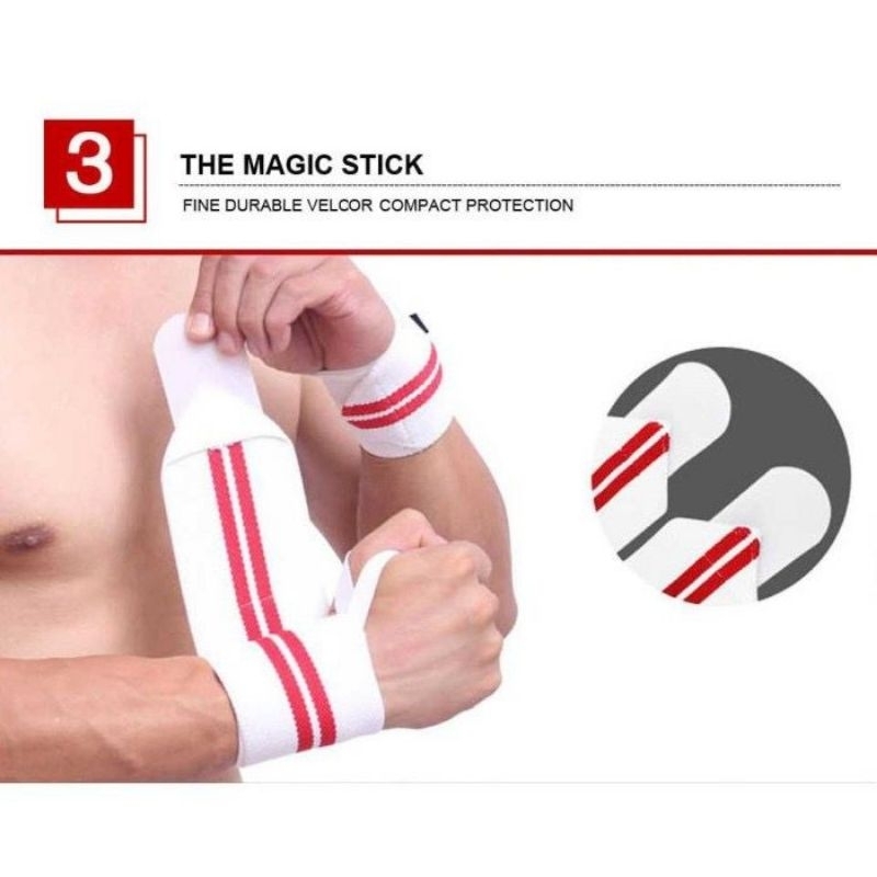 wrist wrap aolikes strap power strap wrist strap harga 1 pasang strap gym wrist fitness pergelangan 