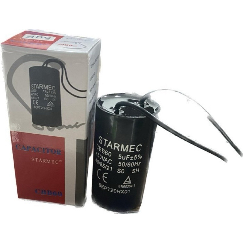 Kapasitor 5UF Capacitor Mesin Cuci 5 uF Merk Starmec