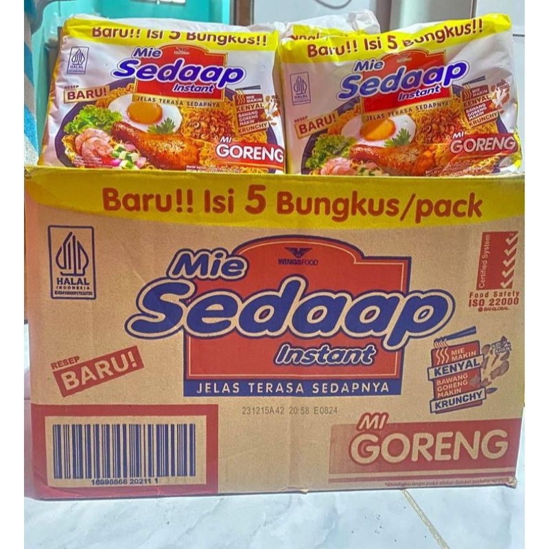 

SEDAAP MIE GORENG ISI 5X90G