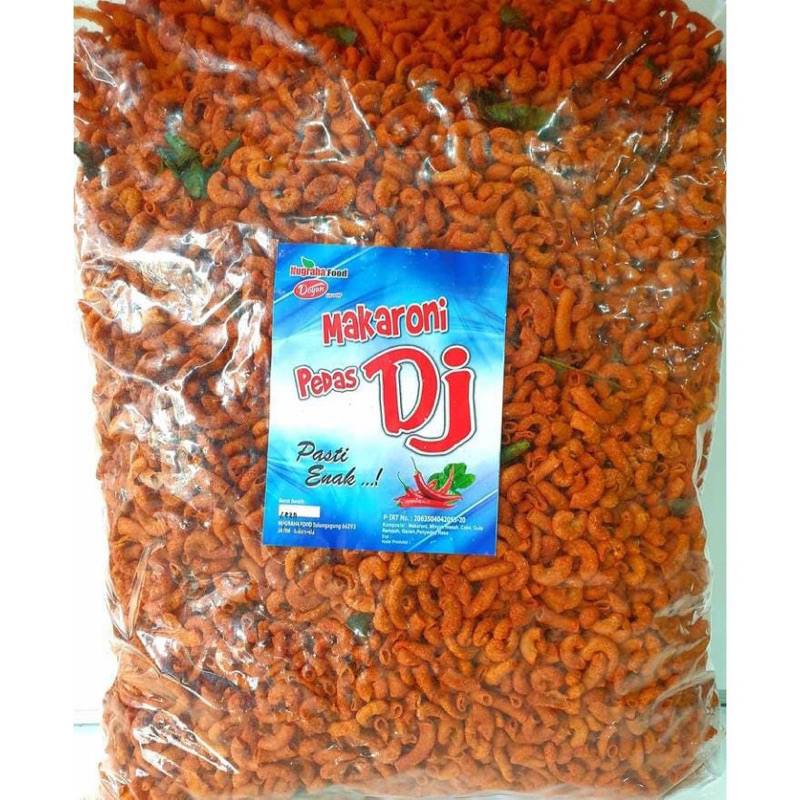 

Makroni DJ Kemasan 1kg Pedas Daun Jeruk Gurik Enak Banget