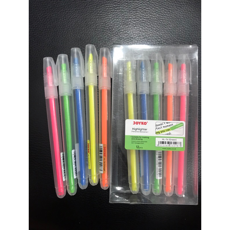 

Highlighter Penanda Berwarna Joyko HL-73 ~ 78