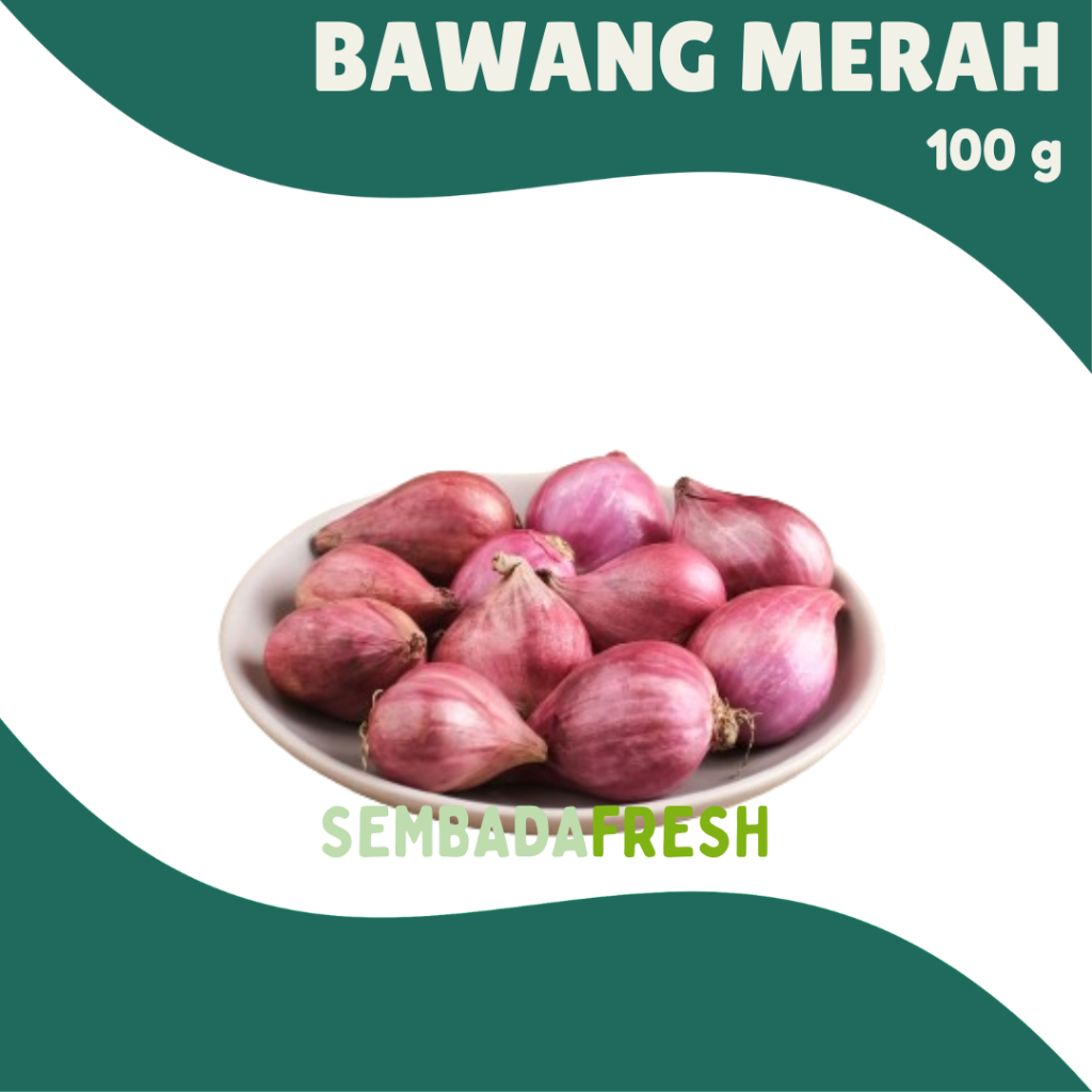 

Bawang Merah / Brambang 100 gram - SEMBADA FRESH [Pengiriman Instant]