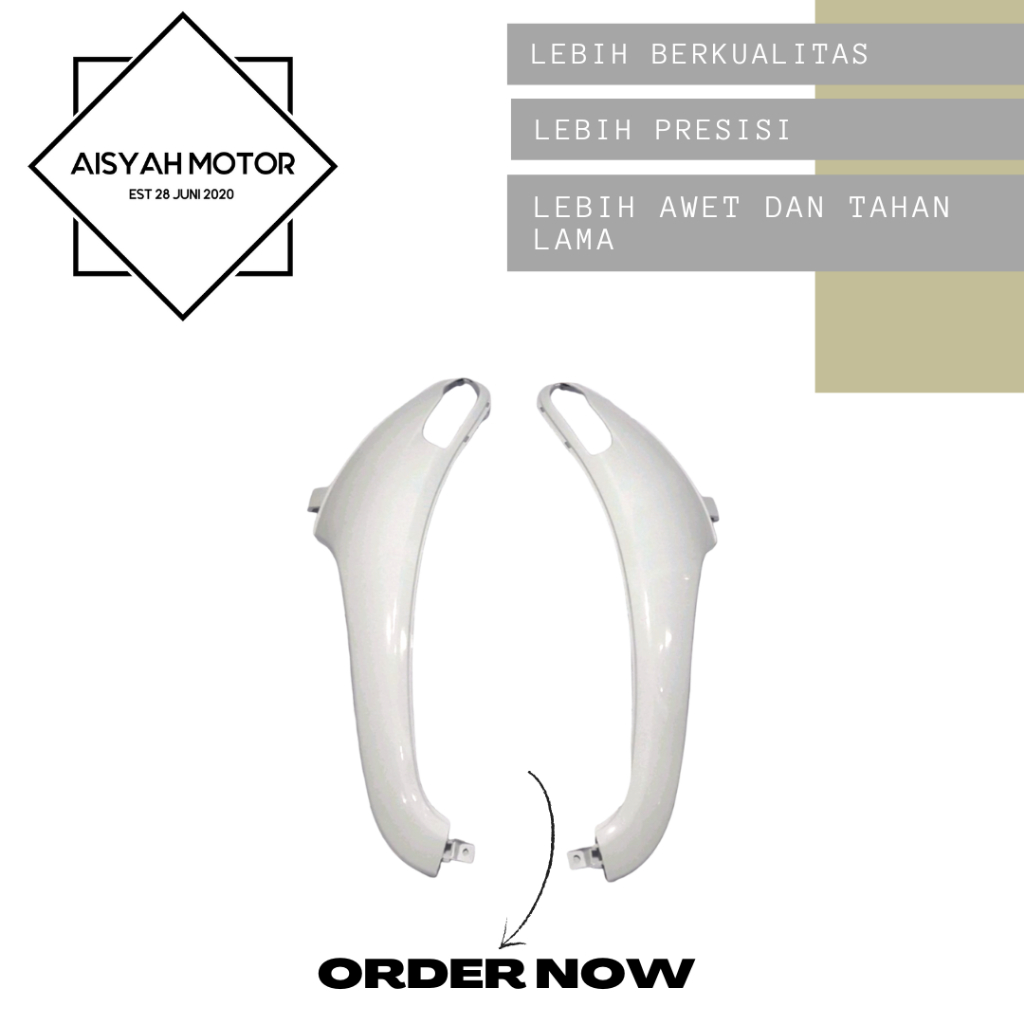 Sayap Honda Scoopy FI Warna Putih Tahun 2015