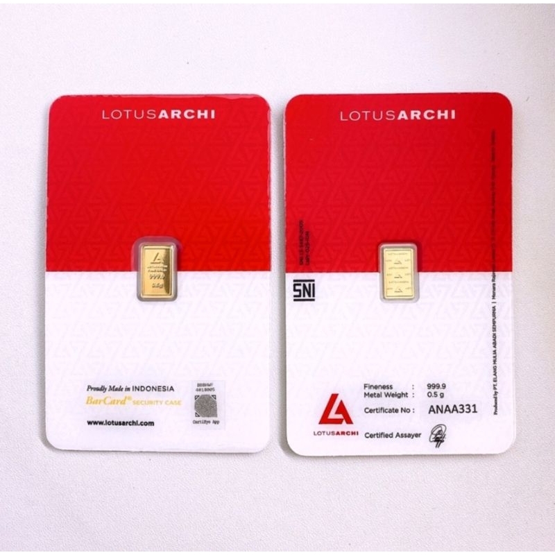 Emas Lotus Archi 0,5Gram