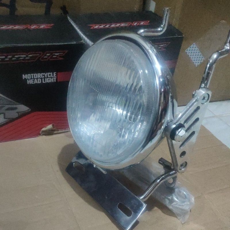 head lamp autopal led lampu depan autopal led H4 set pangkon honda mp tiger cb