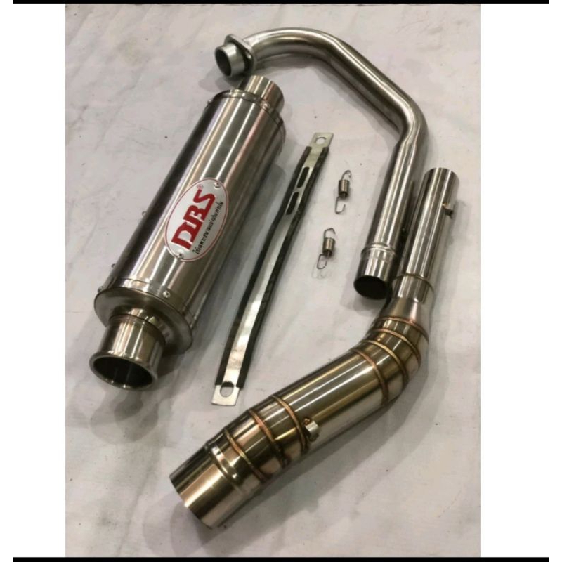 knalpot racing vixion new suara ngebas bulet full stenlis