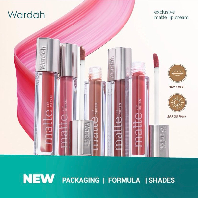 ☆ REMBULAN BEAUTY ☆ WARDAH EXCLUSIVE MATTE LIPCREAM | LIPCREAM WARDAH | WARDAH LIPSTIK