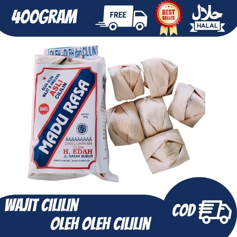 

WAJIT WAJIK BERAS KETAN MADU RASA VARIAN RASA OLEH OLEH KHAS CILILIN BANDUNG BARAT 400 GRAM