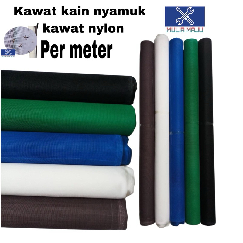Per meter kawat nilon nylon / kawat kain kassa strimin jaring anti serangga