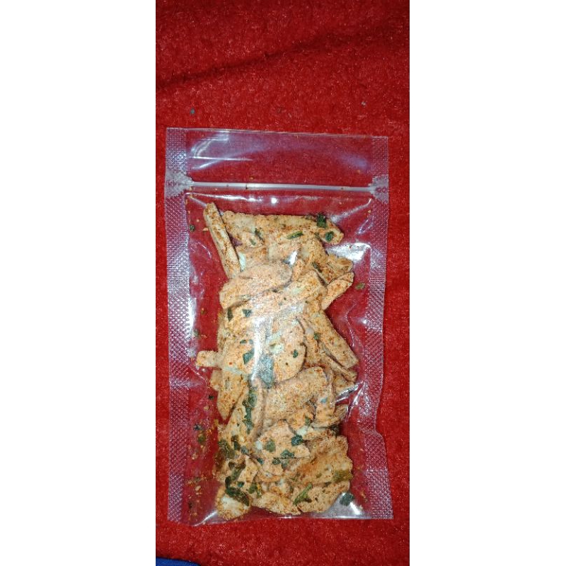 

Basreng pedas daun jeruk 50g gurih, renyah, murah, hemat