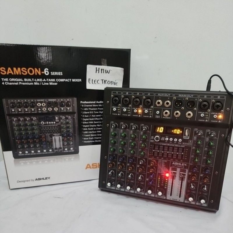 Mixer audio Ashley Samson 6 original ashley samson