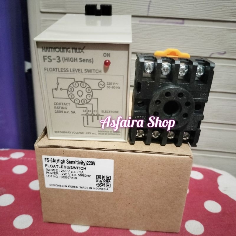 Floatless Hanyoung nux FS 3A + Soket - Water level control (WLC) HANYOUNG NUX