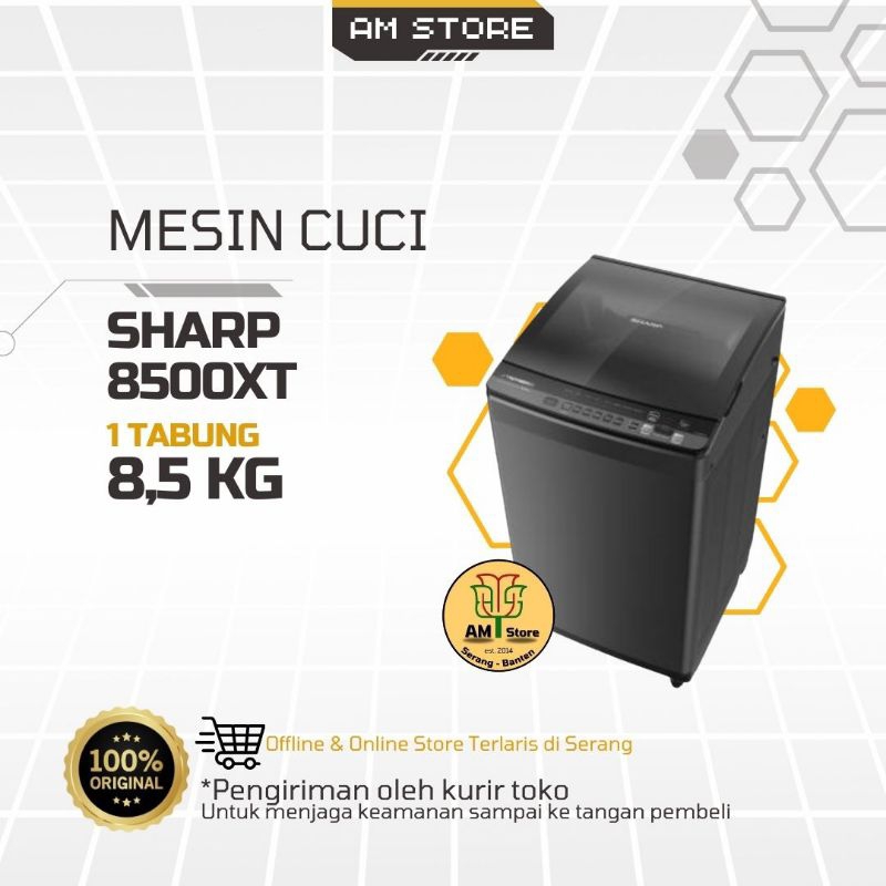 Mesin Cuci Sharp 8500XT 8,5kg (1 Tabung)