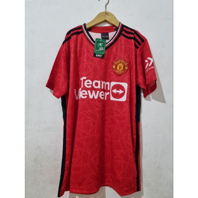 Jersey bola klub eropa warna merah printing terbaru