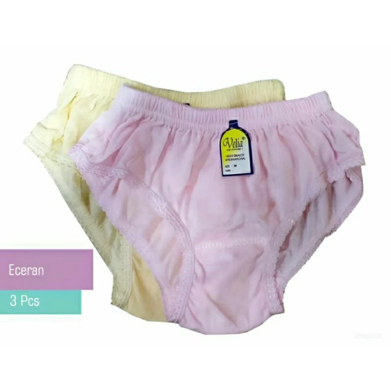 3pcs CD velia wanita dewasa ukuran XL dan XXL