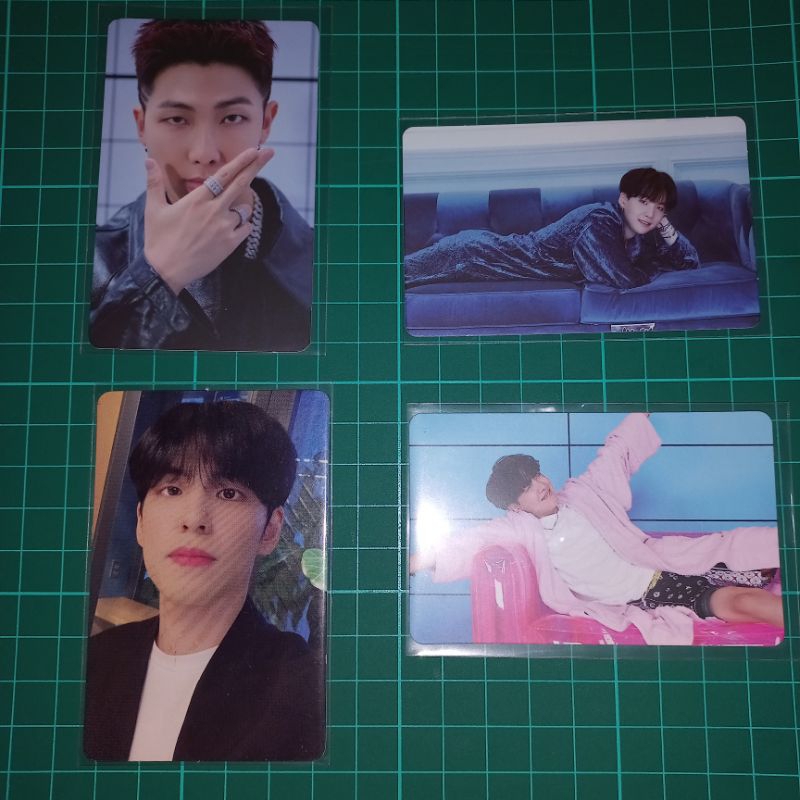 Photocard Bts Proof Official RM, BE Ess Rebahan J-Hope Official, BE Ess Rebahan Suga Official, Wonpi