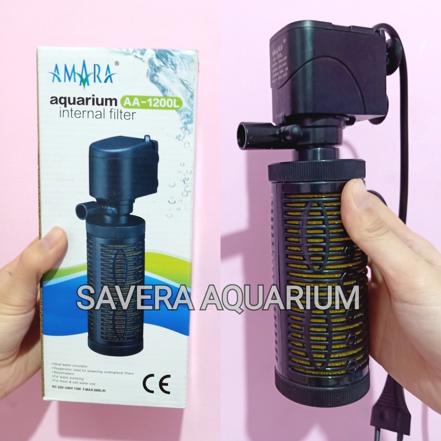 AMARA 1200L - INTERNAL FILTER 40-60 CM - FILTER AKUARIUM SEDANG