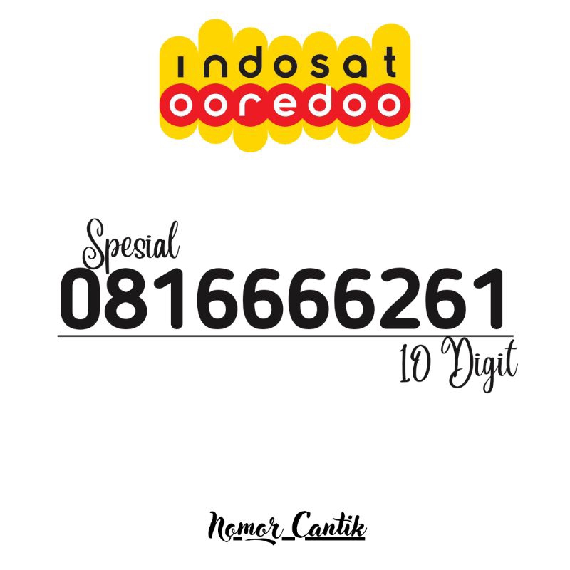Nomor cantik indosat 10 digit  im3 minimalis nomer cantik indosat im3 no cantik murah indosat ooredo