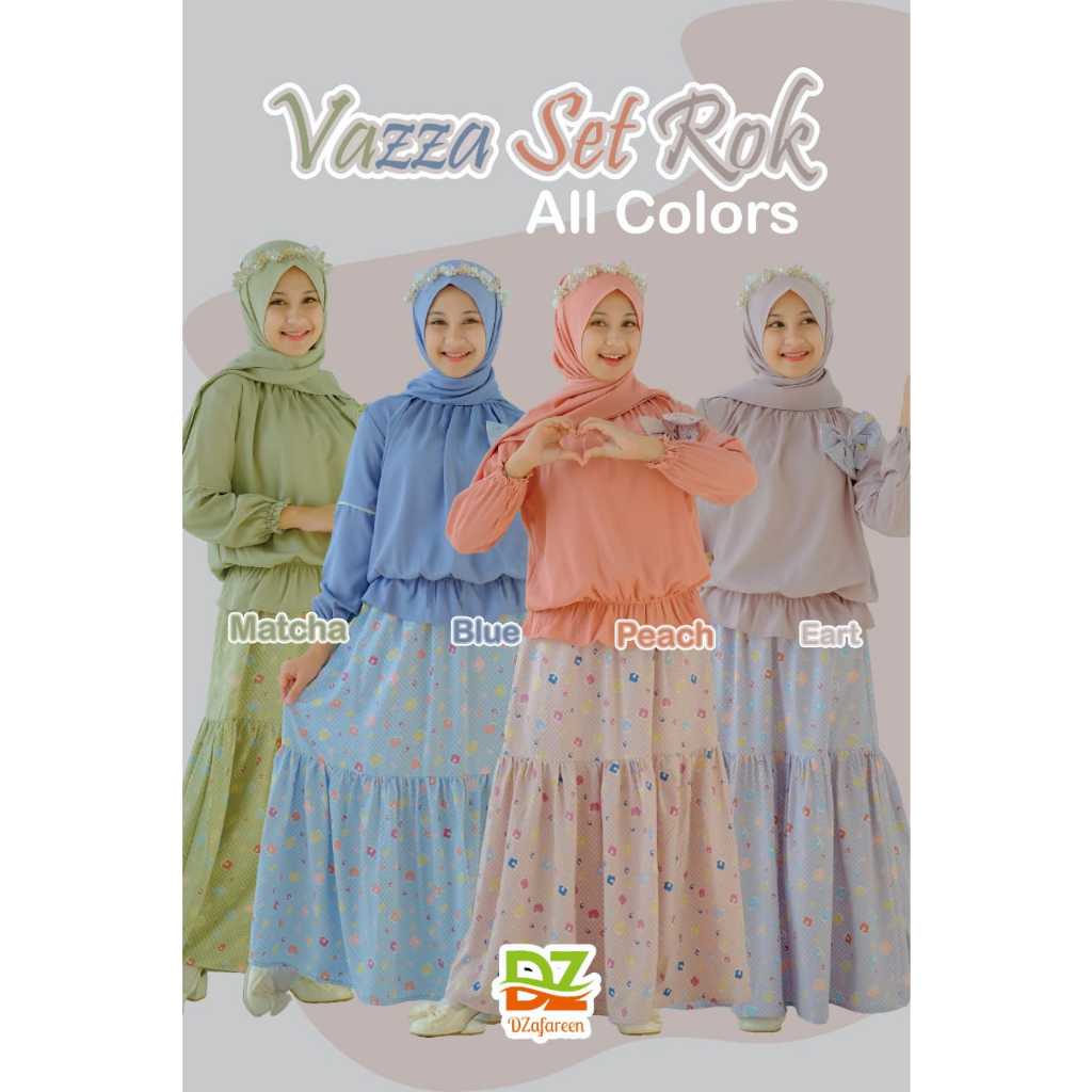 8-16Th Setelan Knit  Maguci & Hazwa Legging Remaja Cewek Kaos Anak Perempuan SMP SMA Big Size Grosir