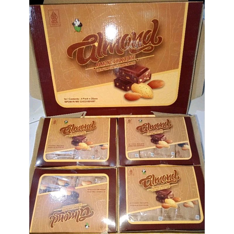 

Tobelo coklat almond 1 dus isi 4 pak