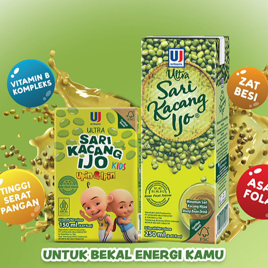 

ULTRA SARI KACANG IJO Isi 24 Pcs / CTN