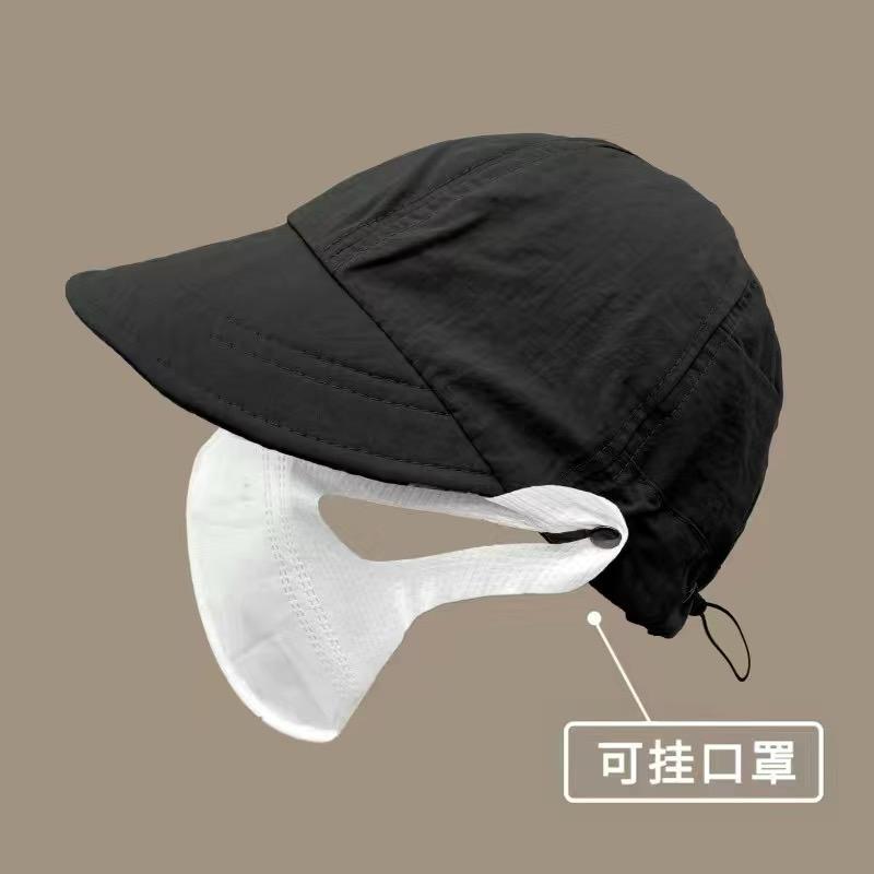 Topi Luar ruangan wanita topi nelayan, topi pantai bundar pelindung UV