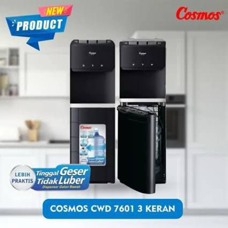 DISPENSER COSMOS HOT & COOL GALON BAWAH DISPENSER COSMOS GALON BAWAH