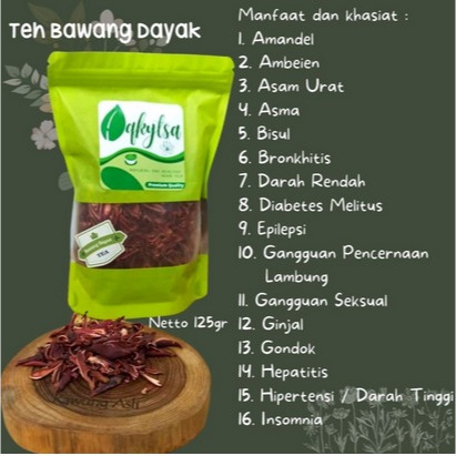 

Bawang Dayak Kering Rajang Asli Teh Herbal Alami