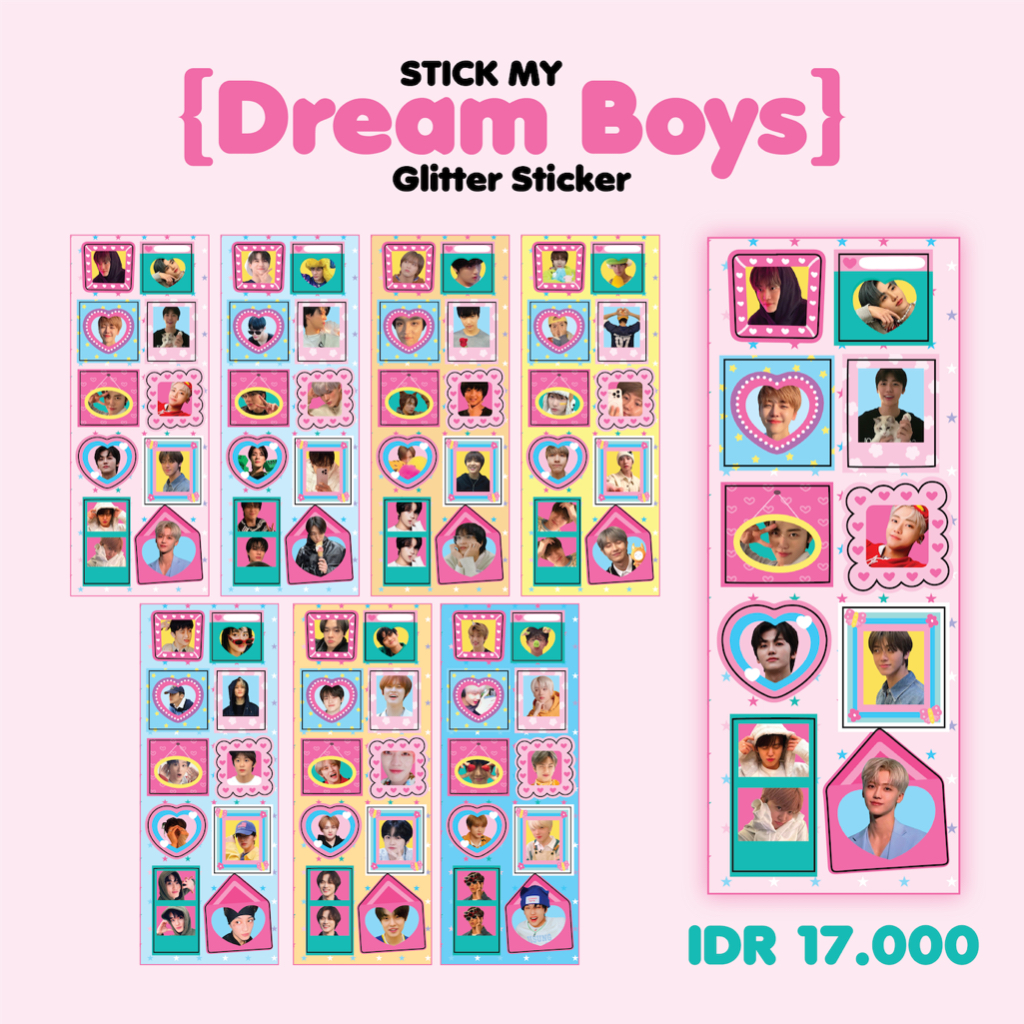 

DREAM BOYS - Stick my {NCT Dream} Photos Sticker Collection by NAKASHAKI