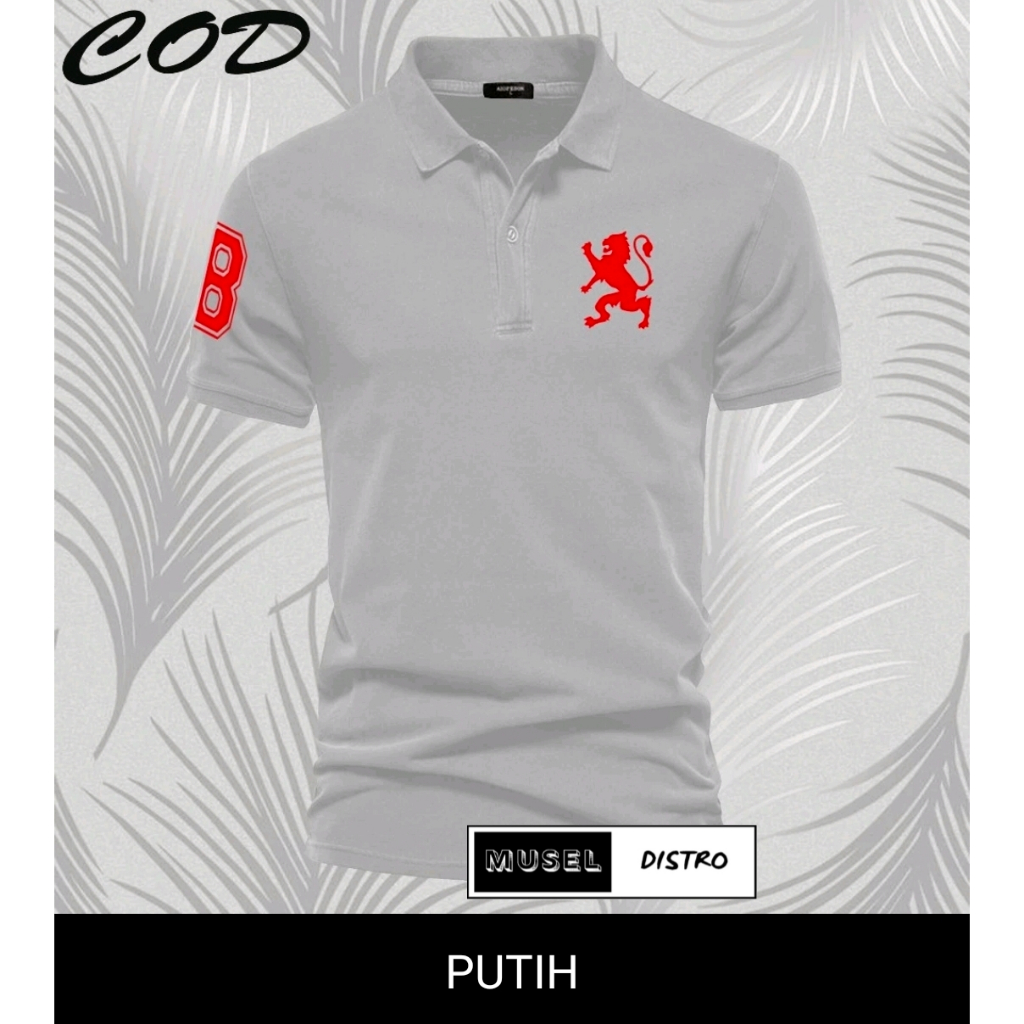 Kaos Polo Shirt Kerah Giordano Text Red Kaos kerah Dewasa/Kaos Kerah Lengan Pendek /Kaos Polo couple