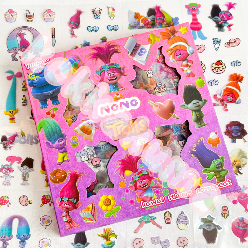 

Sticker Box NONO MOMO 2D Journal Aesthetic / Jurnal Binder Stiker Box 1 Set isi 100 Lembar Waterproof Anti Air
