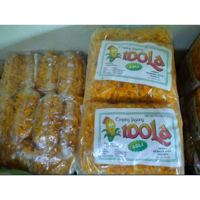 

emping jagung IDOLA 1 ball isi 10 bks