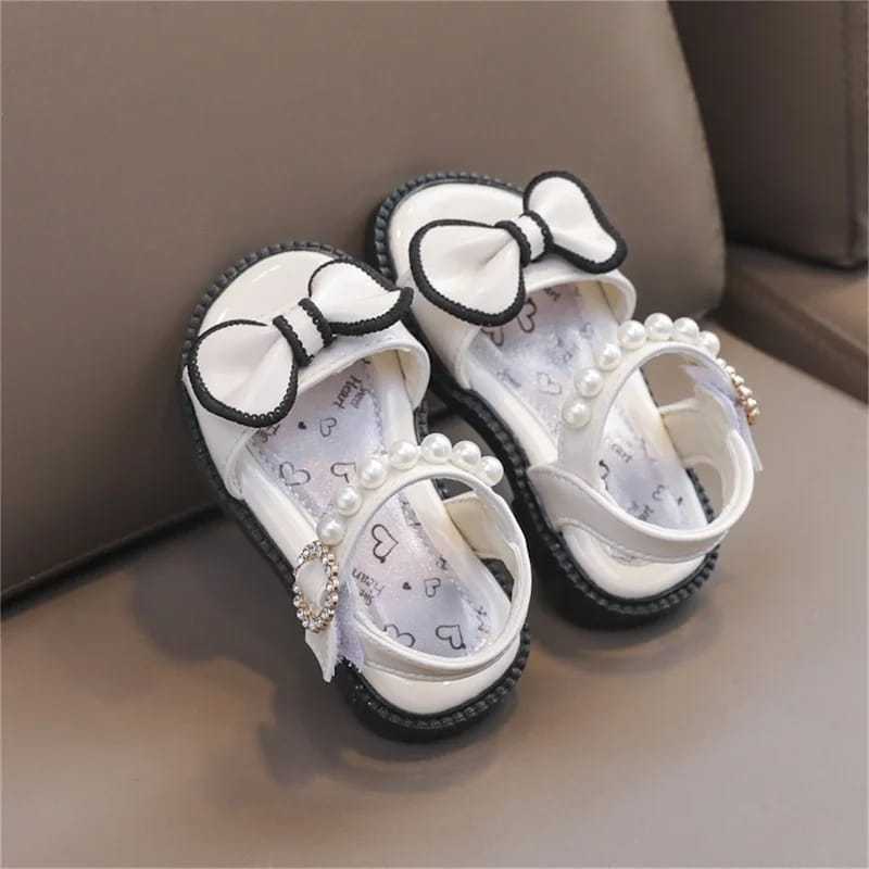 SENDAL SEPATU ANAK MOTIF PITA TALI BELAKANG