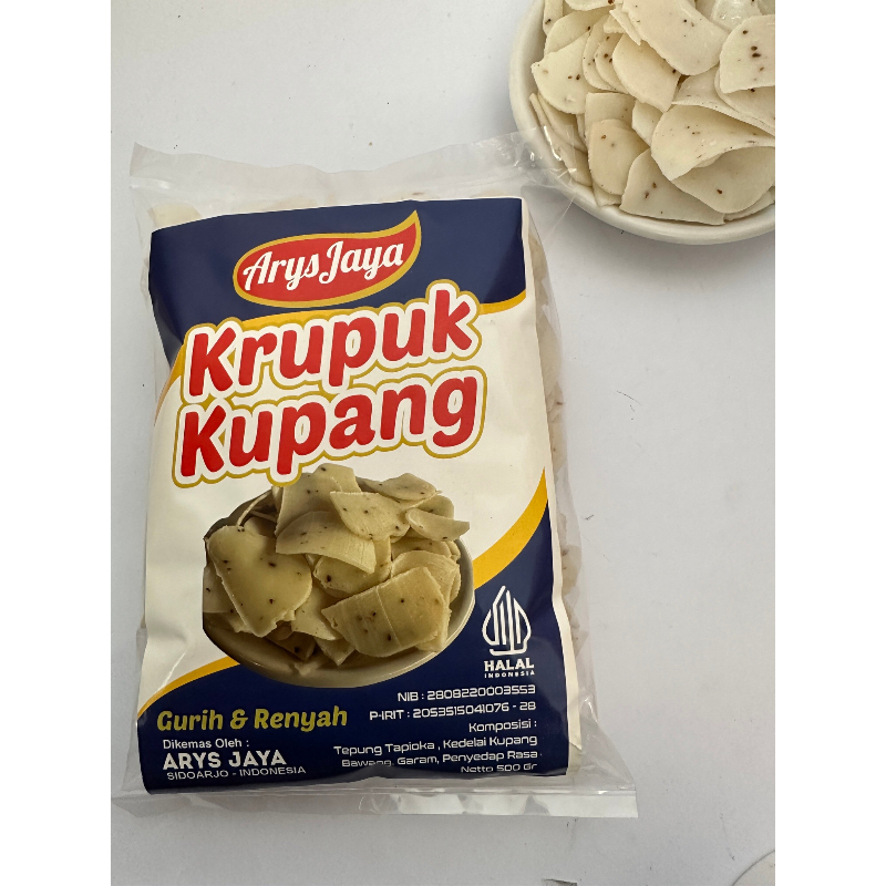 

MURAH [ 500 gr ] Kerupuk Kupang - Kerupuk Mentah