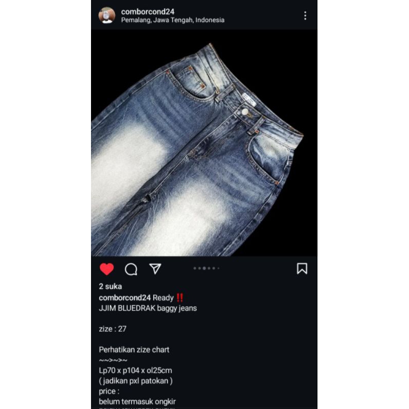 JJIM BLUEDRAK baggy jeans