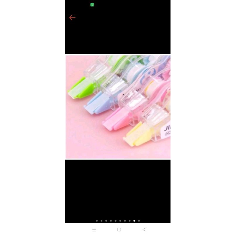 

Correction Tape Karakter 4 In 1 Penghapus Pulpen Roll Isi 4pcs Karakter Lucu Unicorn Penghapus