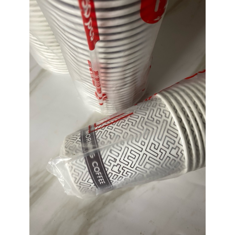 paper cup gelas teh kopi panas 8oz