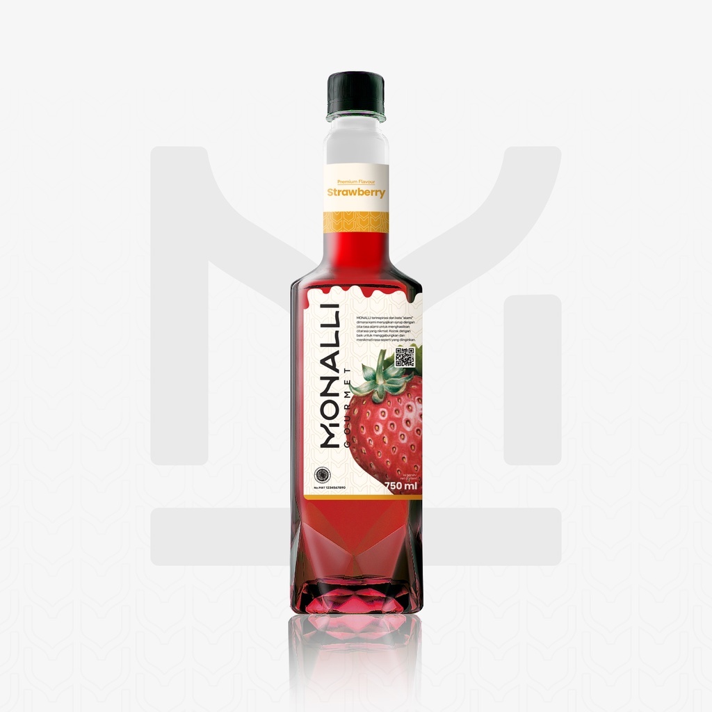 

Monalli Premium Syrup Strawberry 750ml