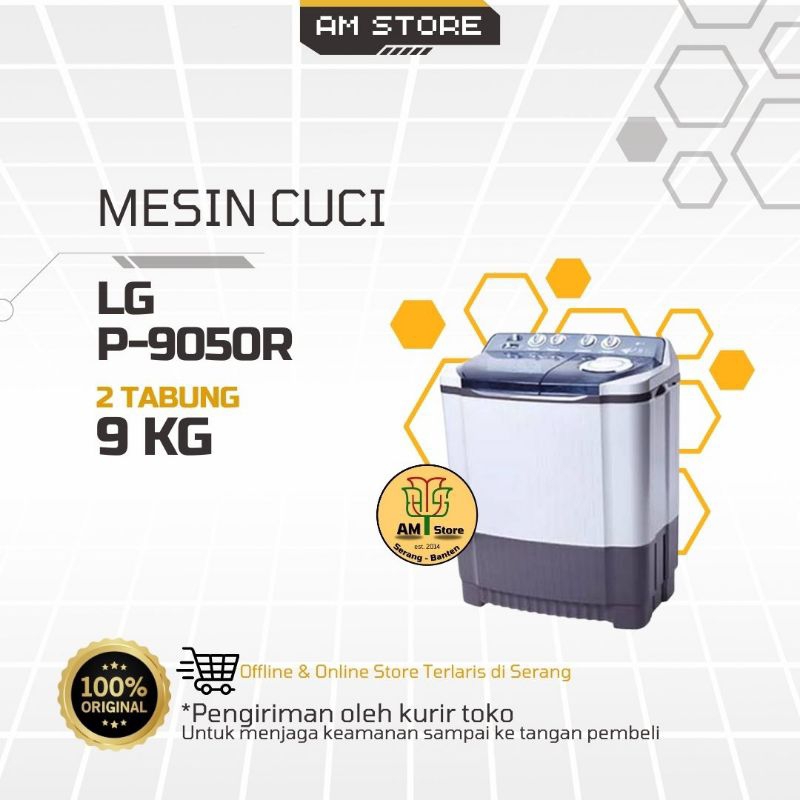 Mesin Cuci LG P-9050R 9kg (2 Tabung)